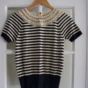 Tory Burch striped sweater shirt